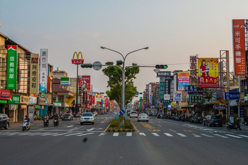 海佃商圈實景拍攝